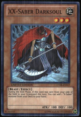 Yu-Gi-Oh! - 2011 Collectors Tins Saber Darksoul 2011 CT08-EN017 Limited Edition-image