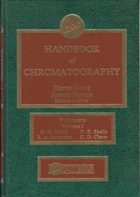 CRC Handbook of Chromatography Polymers Volume I By Smith, C. G. -image