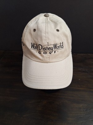 Ahead Vintage Walt Disney World Mickey Mouse Golf Hat Beige Adjustable One Size-image